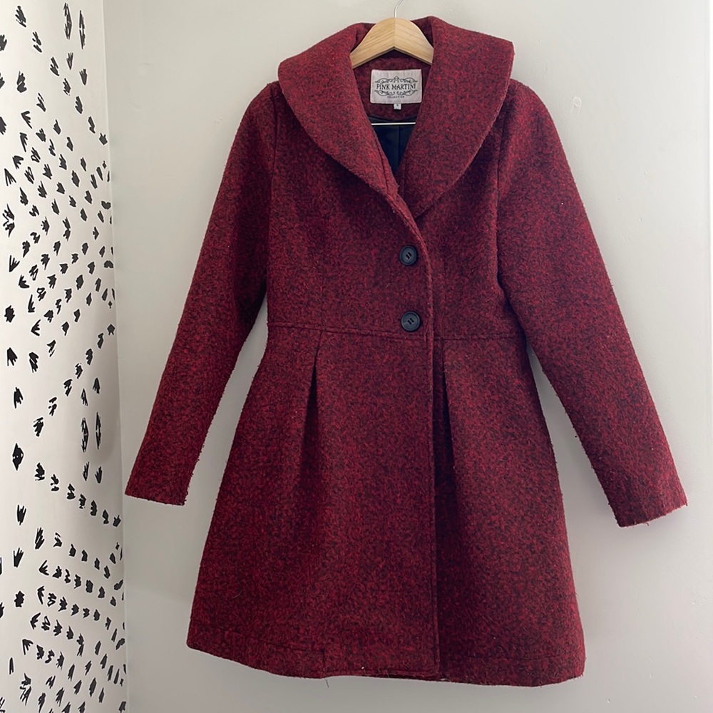 Pink Martini Red Coat Size Small